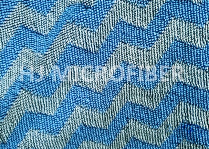 Ткань Microfiber кучи закрутки типа Weave жаккарда для пусковых площадок Mop, тканей Microfiber