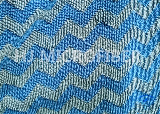 Ткань Microfiber кучи закрутки типа Weave жаккарда для пусковых площадок Mop, тканей Microfiber