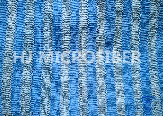 Подгонянные широкие ткани Microfiber Mop голубой нашивки для продуктов чистки