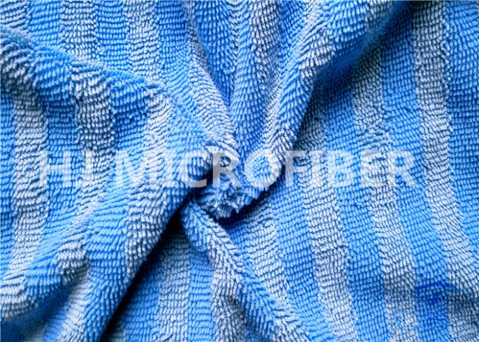 Microfiber связанное Warp голубое переплело ткань кучи для ветоши/сыпни, ткани полиэфира