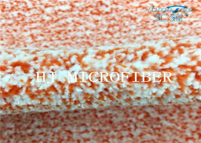 Оранжевая смешанная связанная ткань ватки коралла Микрофибер с твердотянутым проводом нейлона
