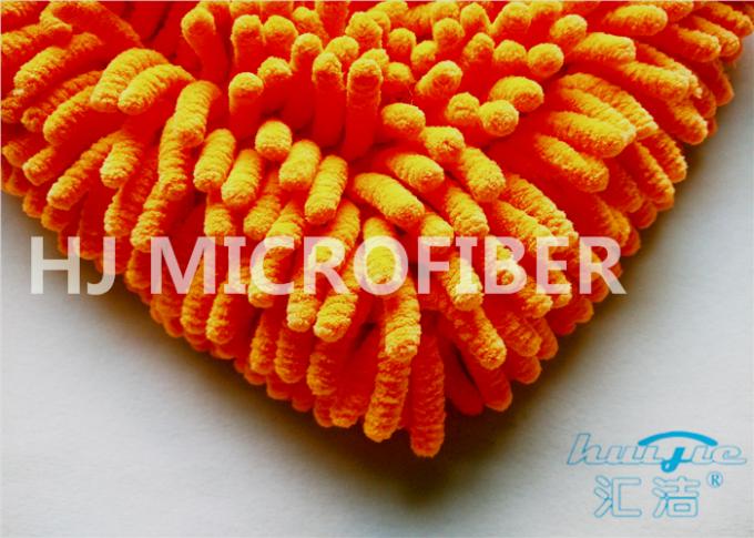 Быстр-сухой длинной перчатки мытья Microfiber синеля волос солнечный оранжевый, противокоррозионный