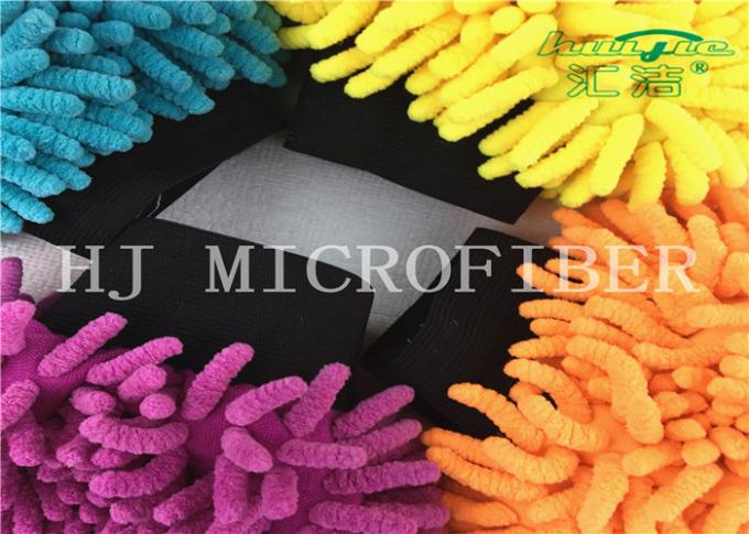 Красочная полезная ткань синеля Microfiber большая используемая в циновке ванны или перчатке мытья автомобиля очищая