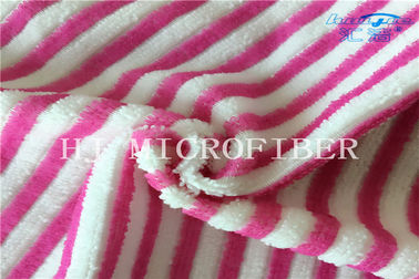 Красная и белая ткань полотенца чистки Микрофибер нашивки цвета для дома используя супер вещество-поглотитель