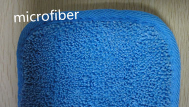 Моп Микрофибер высокой абсорбции влажный прокладывает голубую переплетая губку ткани 3мм 13*47 полиэстер