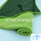 Микрофибер ванны &amp; пляжного полотенца полотенца ткани чистки Микрофибер зеленого цвета ткань охлаждая небольшая