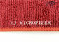 Середина пусковой площадки ткани ткани полотенца Микрофибер 20% полиамид 80% полиэстер красного цвета с пусковыми площадками губки многофункциональными