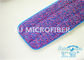 Пурпуровая многоразовая покрашенная пряжа, влажные Mops ткани чистки Microfiber пола