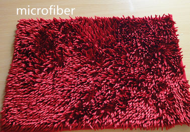 Циновка Microfiber красная Bathroom синеля 40 * 60cm резина большого крытая противоюзовая