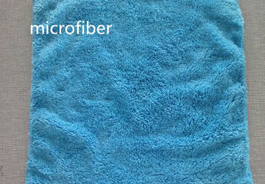 Микрофибер ватки коралла 300гсм 30 * 30км ткань чистки кухни руки автомобиля голубой супер мягкая