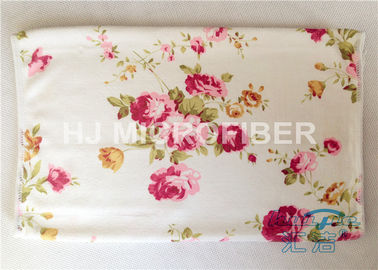 30 x 30cm напечатанная ткань чистки Microfiber с цветком, полиамидом 20%