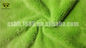 Зеленая ткань полотенца буферности плюша/высоко припудривания Microfiber абсорбциы для стекла Windows
