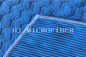 Ткань чистки Микрофибер ткани жемчуга голубого жаккарда цвета большая для полотенца и домашней ткани