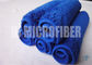 Голубое 20% полиамид 80% полиэстер ткани чистки автомобиля Микрофибер цвета супер мягкое супер абсорбент