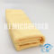 Связанное полотенце чистки домочадца ткани чистки 30*40км Микрофибер желтое пущенное по трубам
