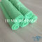 Уток зеленого цвета связал полотенце ткани чистки 20% полиамид 80% полиэстер небольшой сформированное решеткой