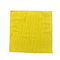 Связанный искривлением полиамид полиэстера ткани Microfiber очищая желтый пущенный по трубам 40x40