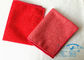 Красные полотенца кухни пробела Microfiber для очищать, исчерчивают свободную ткань Microfiber