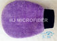 Пурпуровые продукты запитка перчатки/автомобиля перчатки мытья синеля Microfiber 8&quot; x 9&quot;