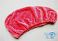 Тюрбан суша полотенца волос ватки коралла Microfiber, облегченные полотенца ванны