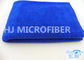 Microfiber Warp-Связало ткань чистки автомобиля красную/синь, полотенца Microfiber мытья автомобиля
