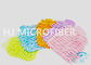 Быстрая синь перчатки мытья Microfiber абсорбциы с тканью сетки внутреннее 8&quot; x 10&quot;