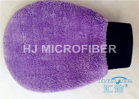 Пурпуровые продукты запитка перчатки/автомобиля перчатки мытья синеля Microfiber 8